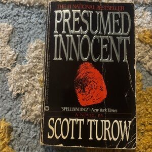 Presumed Innocent Novel by Scott Turow